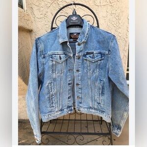 Harley Davidson jean Denim Jacket size medium